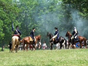 Washington and Gen Lee battle of Monmouth