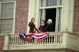 Secrets of the Founding Fathers. Washington sworn in as president.